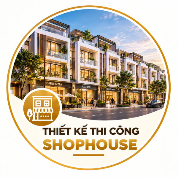 Thiết kế thi công Shophouse